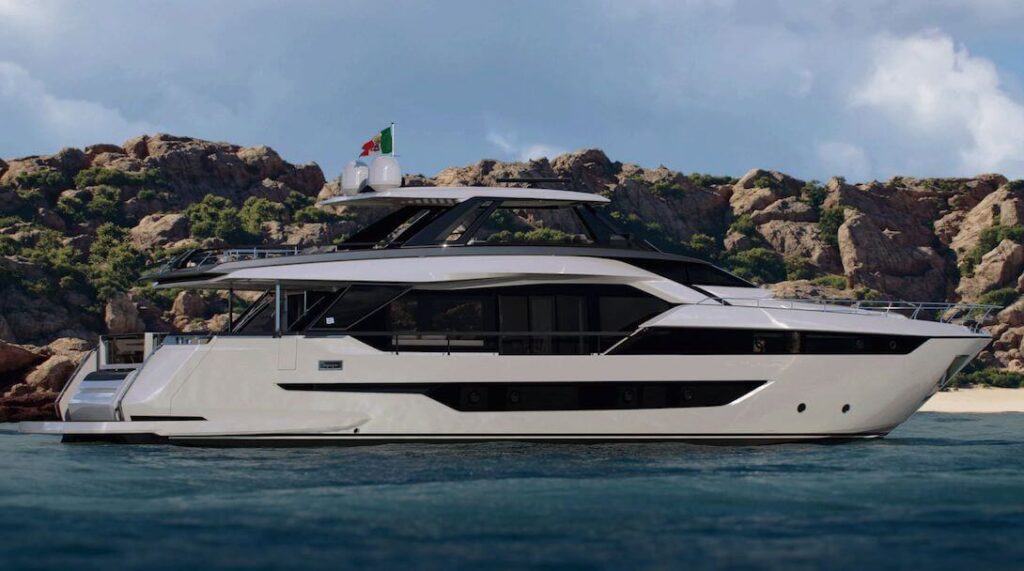 ferretti yacht 940 exterior for sale