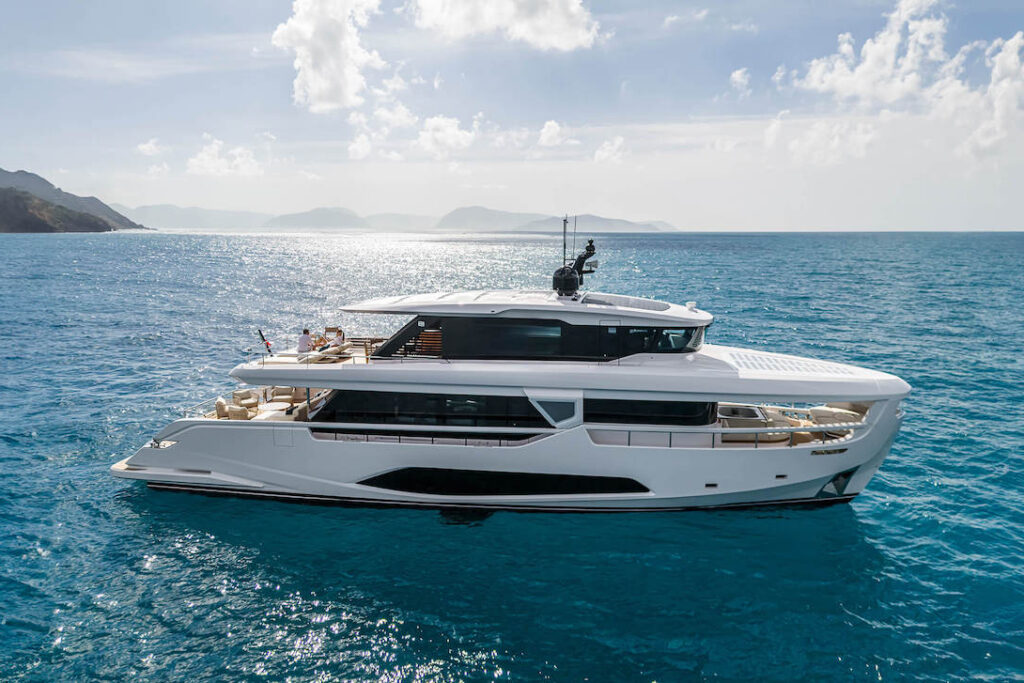 ferretti yachts infynito 90 new cruising exterior yacht for sale indonesia