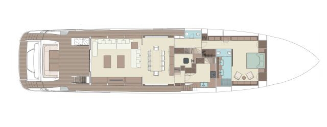 riva 110 dolcevita flybridge layout maindeck buy yacht indonesia