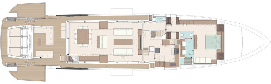 riva dolcevita 112 super project layout maindeck