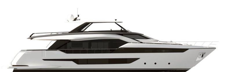 ferreti yachts 940 project layout profile