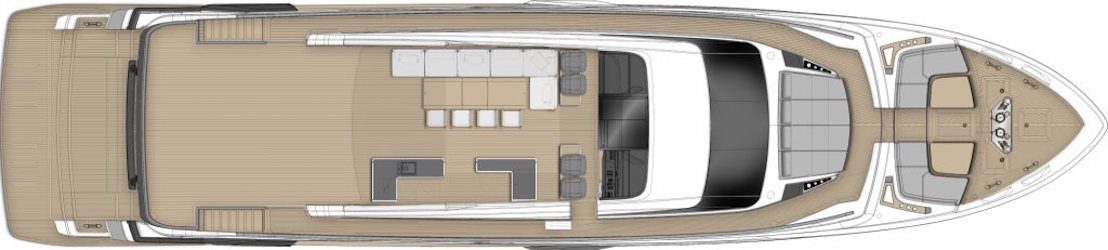 ferretti yacht 1000 layout sundeck yacht for sale indonesia