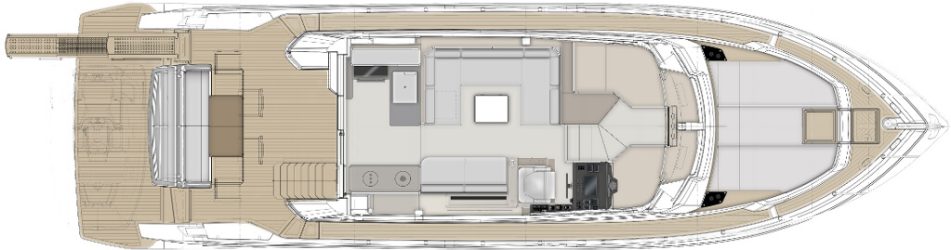 ferretti yacht 500 layout maindeck exclusive yacht broker indonesia